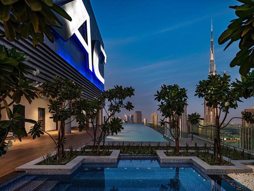 Paramount Midtown Luxury 2 Bedroom With Full Burj-Khalifa View Dubaï Extérieur photo